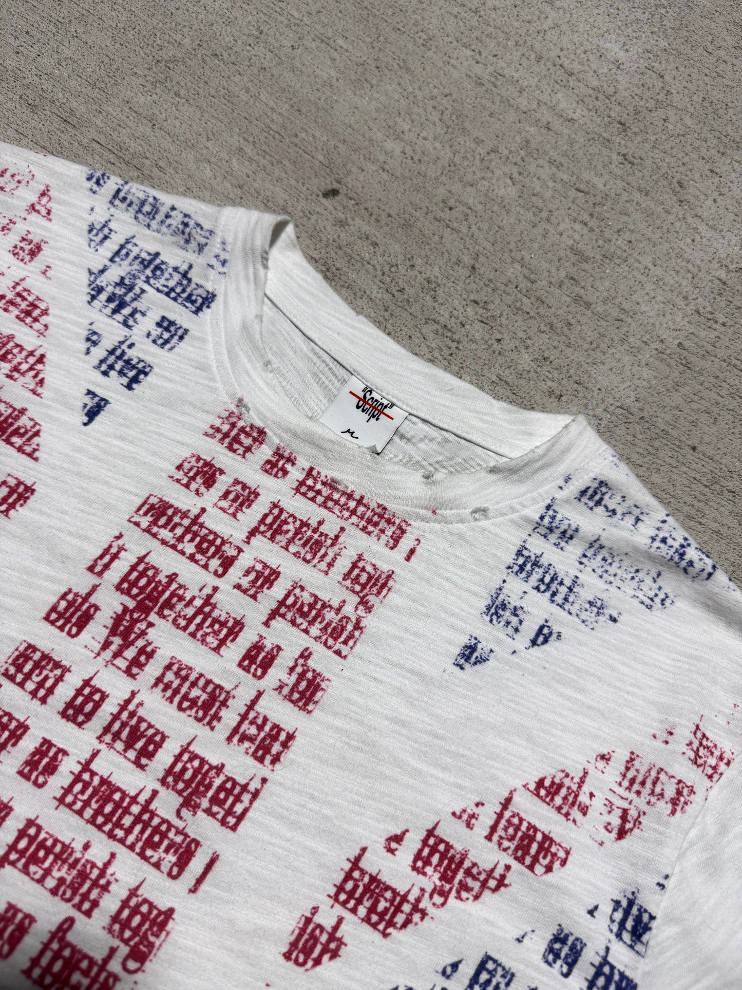 "British Scripture" tee