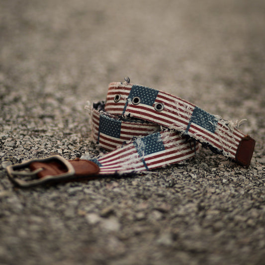 "Distressed Freedom" belt