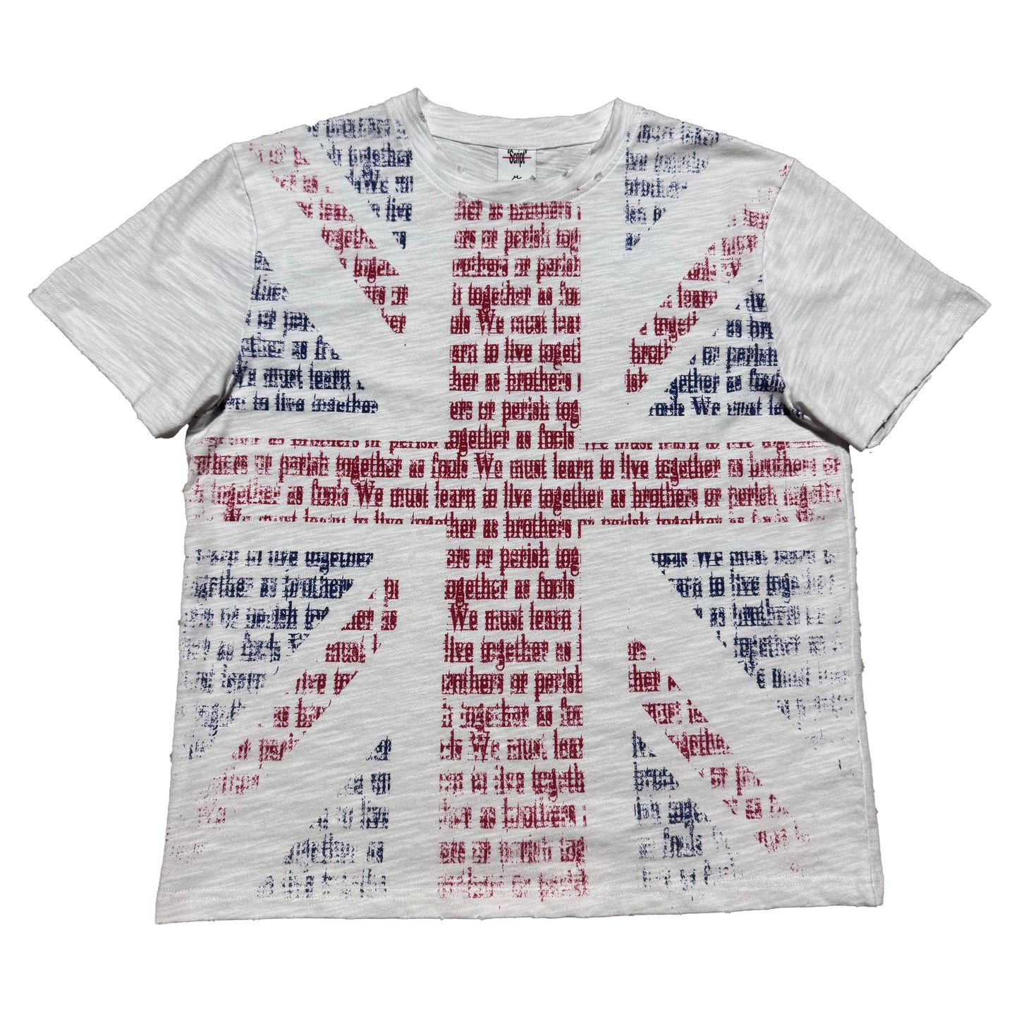 "British Scripture" tee